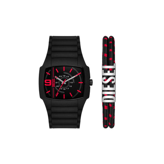 Diesel DZ2191 Men’s Watch 45 Mm Black Gift Set