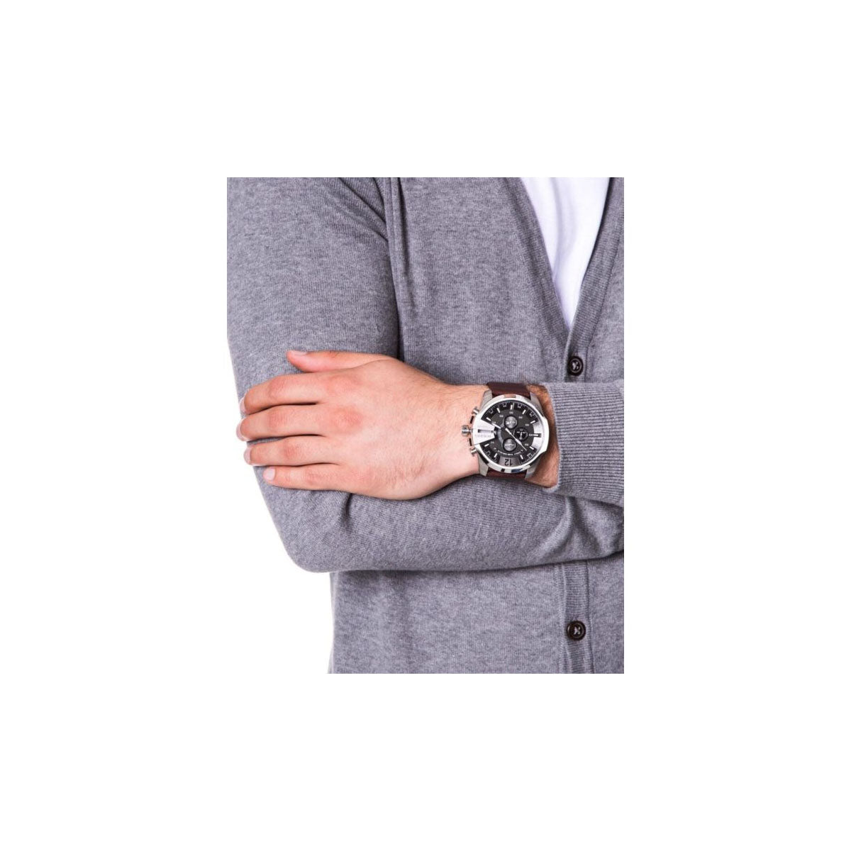 Diesel DZ4290 Mega Chief Men's Watch 51mm Brown