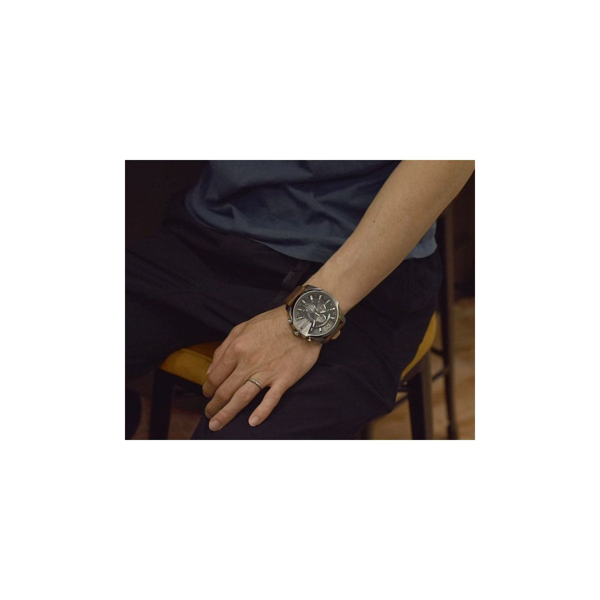 Diesel DZ4290 Mega Chief Men's Watch 51mm Brown