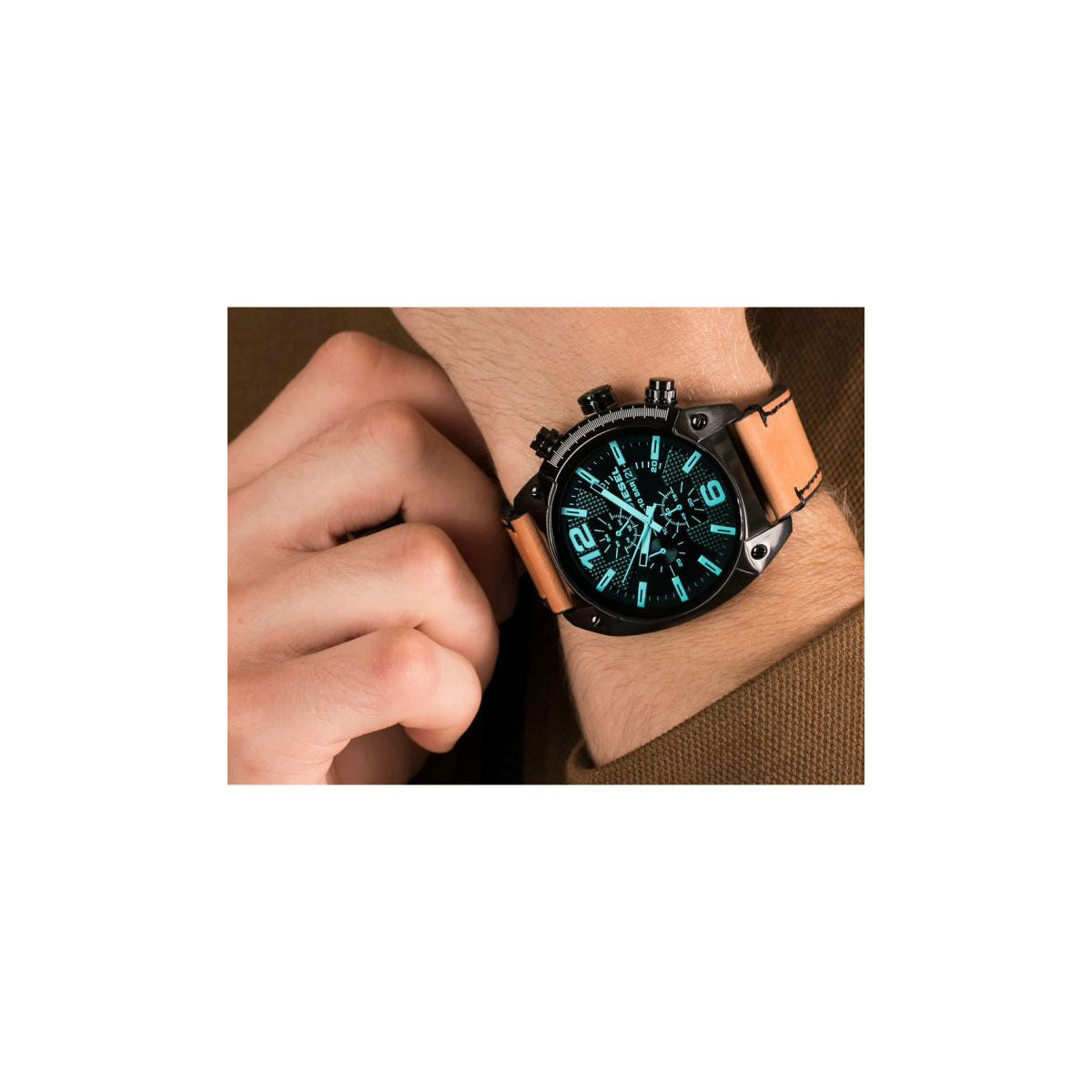 Diesel DZ4482 Men’s Watch 49 Mm Brown