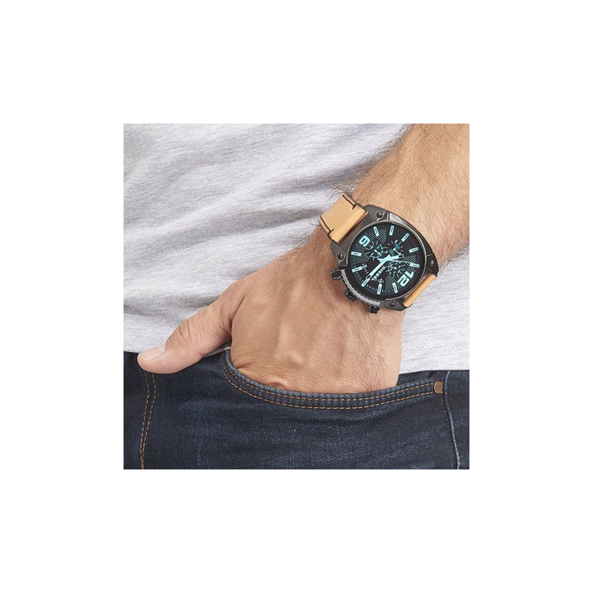 Diesel DZ4482 Men’s Watch 49 Mm Brown
