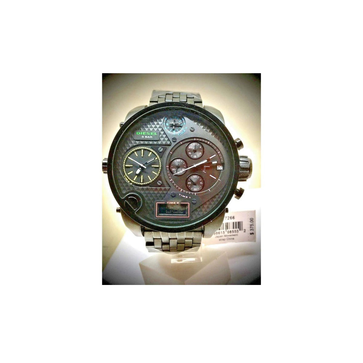 Diesel DZ7266 Men's Watch 56mm Black