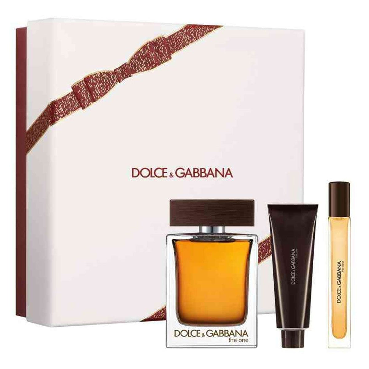 Dolce & Gabbana The One EDT 100Ml + EDT 10Ml + Shower Gel 50Ml Gift Set For Men