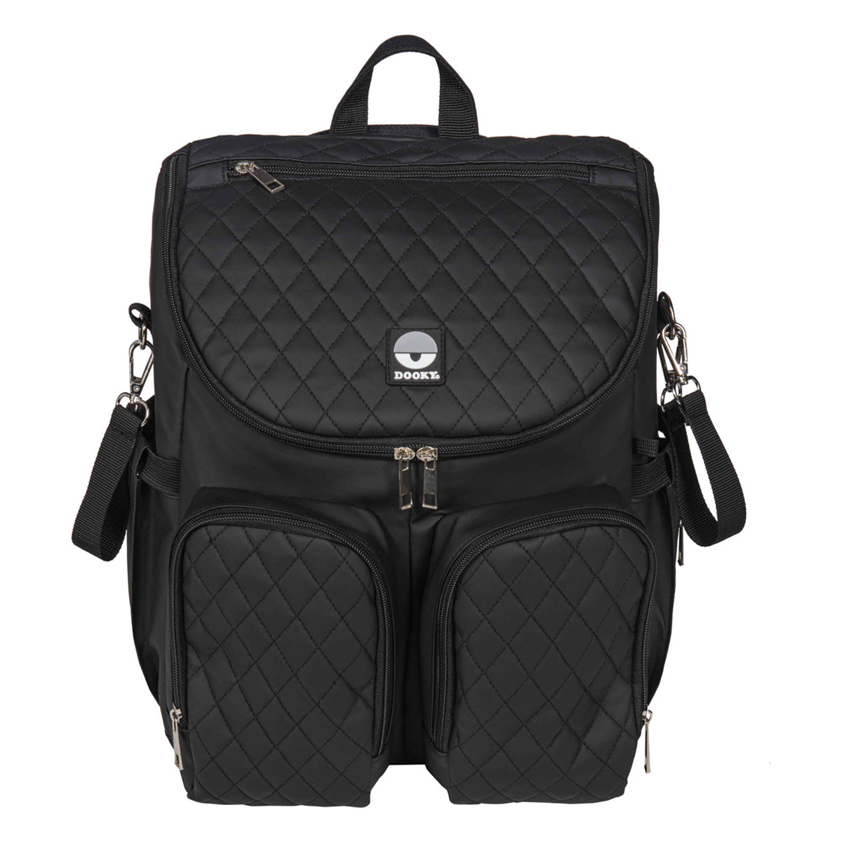 Dooky Diaper Backpack 2 In 1 Black