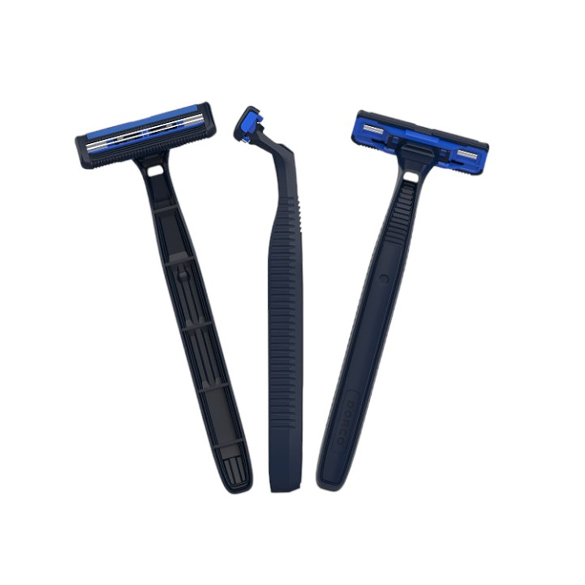 Dorco Pace 2 Disposable Razors for Men, 2 Blades Head, 5+1 Plastic Handles In A Pouch