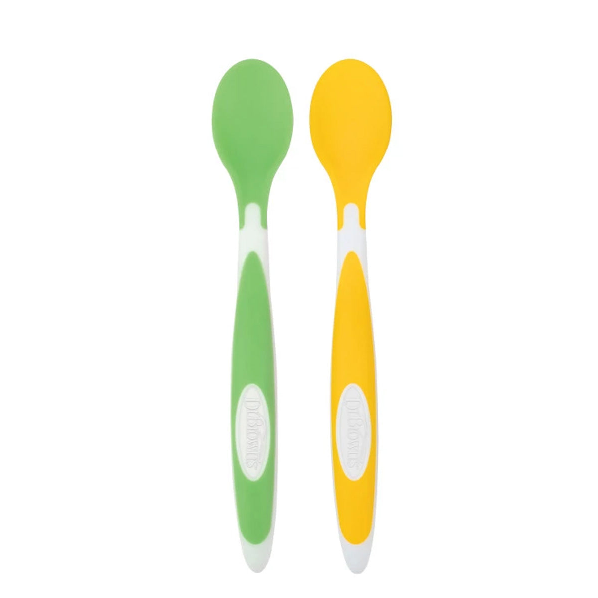 Dr. Brown’s Soft-Tip Spoon, 2-Pack (Yellow, Green)