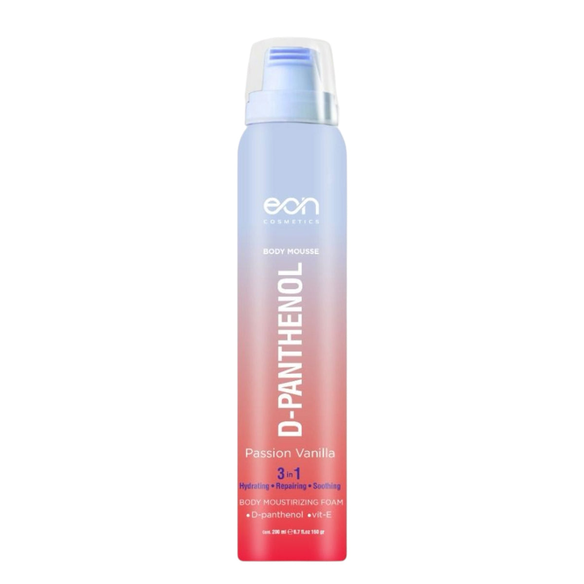 EON Body Mousse D-Panthenol Intensive Repair & Hydration for Sensitive Skin - Passion Vanilla 200ml