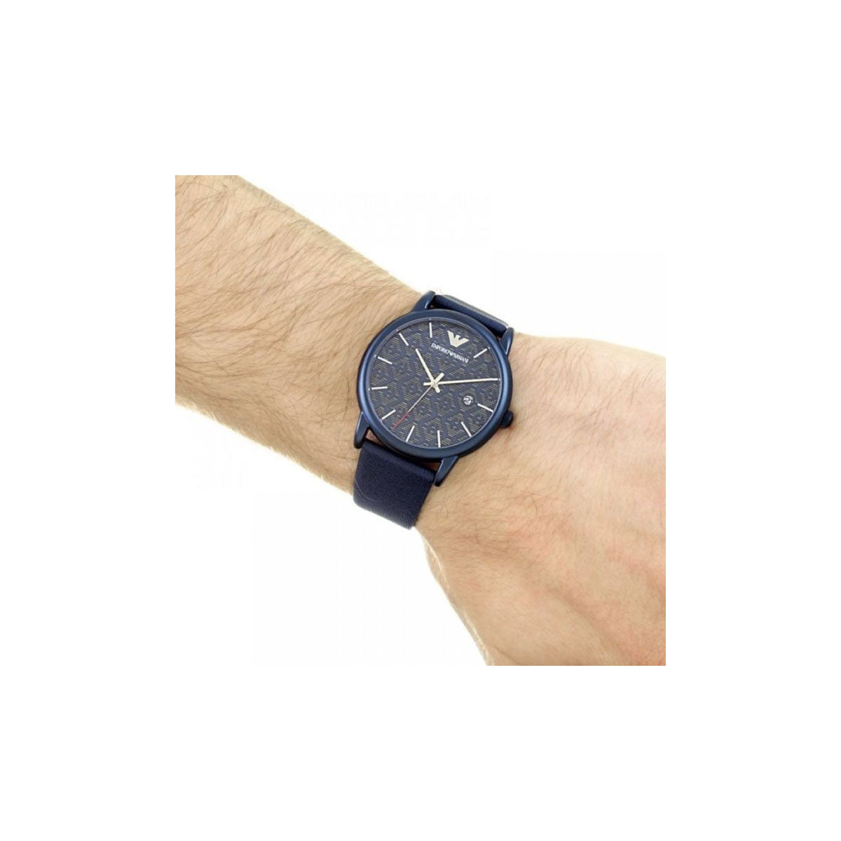 Emporio Armani AR11304 Men's Watch 43 Mm Blue
