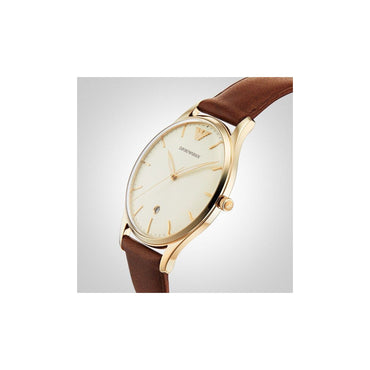 Emporio Armani AR11312 Men's Watch 41 Mm Brown