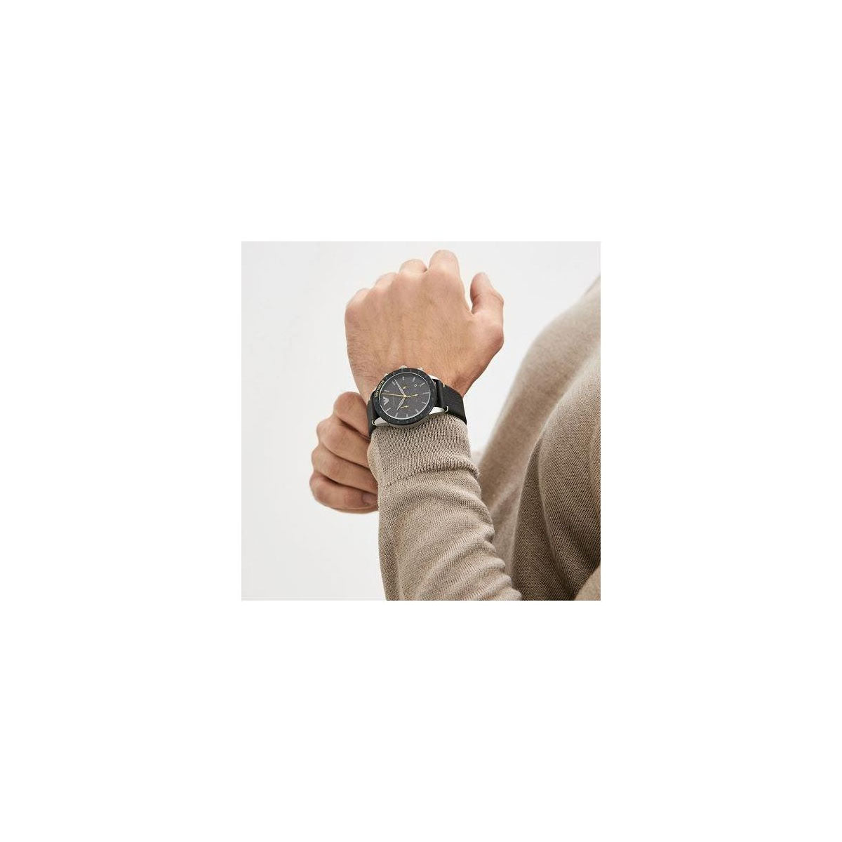 Emporio Armani AR11325 Men's Watch 43 Mm Black