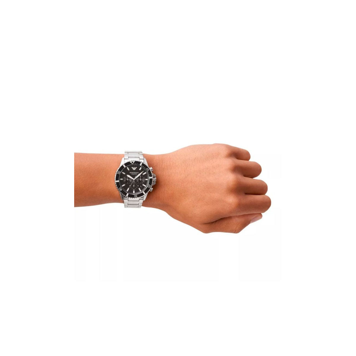 Emporio Armani AR11360 Men's Watch 43 Mm Silver