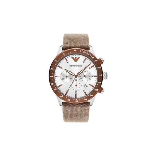 Emporio Armani AR11452 Men's Watch 43 Mm Brown