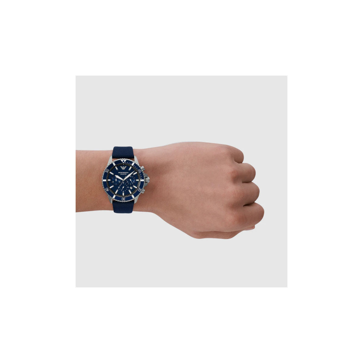 Emporio Armani AR11588 Men's Watch 43 Mm Blue