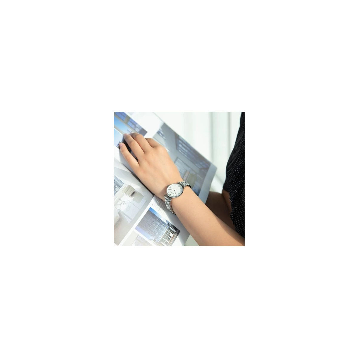 Emporio Armani AR1682 Women’s Watch 32 Mm Silver