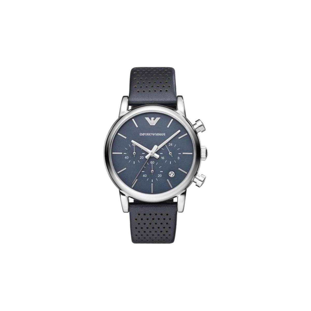 Emporio Armani AR1736 Men's Watch 41 Mm Navy Blue