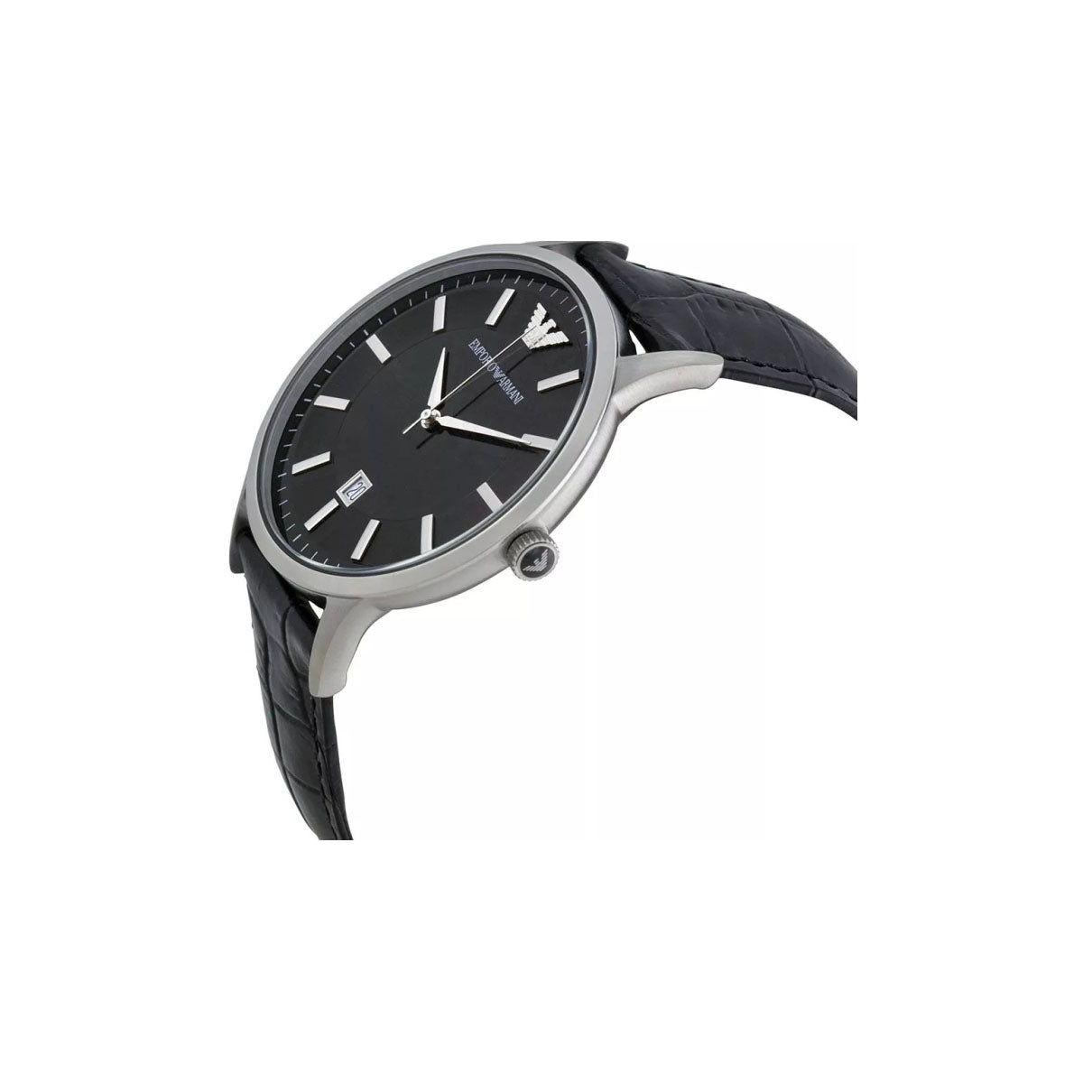 Emporio Armani AR2411 Men's Watch 44 Mm Black