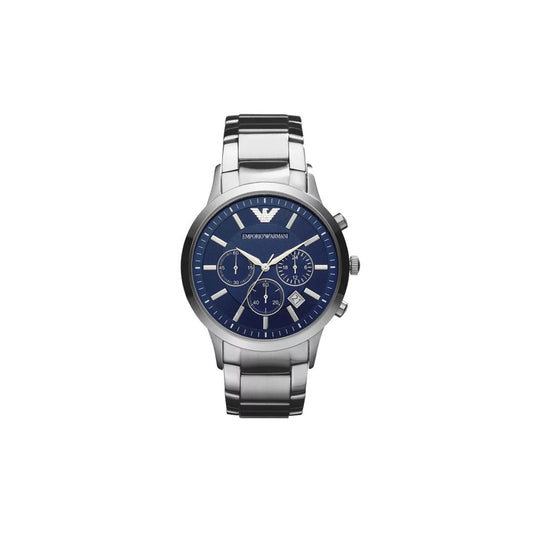 Emporio Armani AR2448 Men's Watch 43 Mm Silver