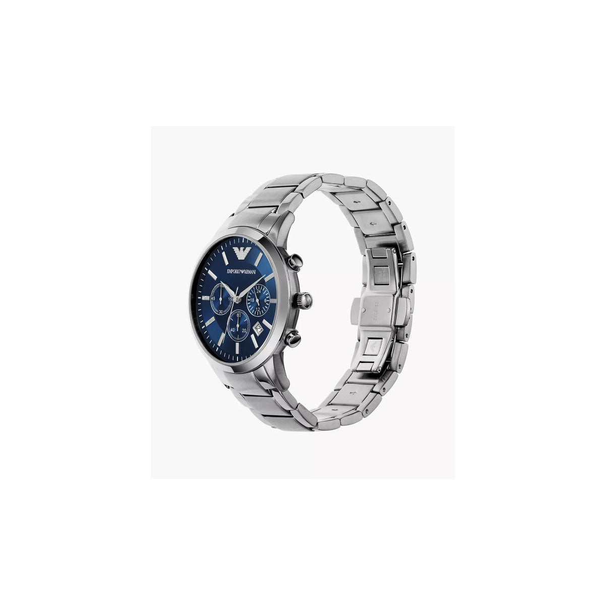 Emporio Armani AR2448 Men's Watch 43 Mm Silver
