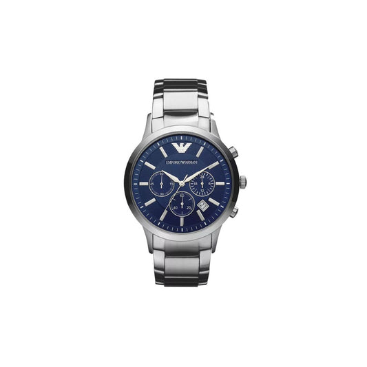 Emporio Armani AR2460 Men's Watch 46 Mm Silver