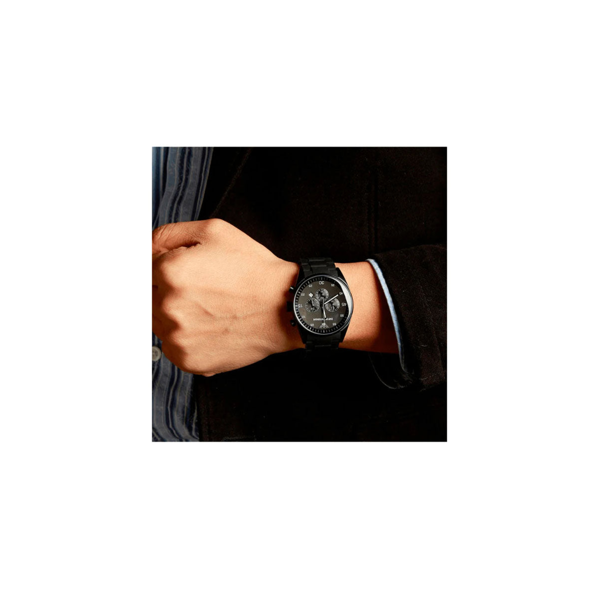 Emporio Armani AR5889 Men's Watch 41 Mm Black