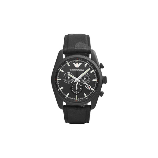 Emporio Armani AR6051 Men's Watch 43 Mm Black
