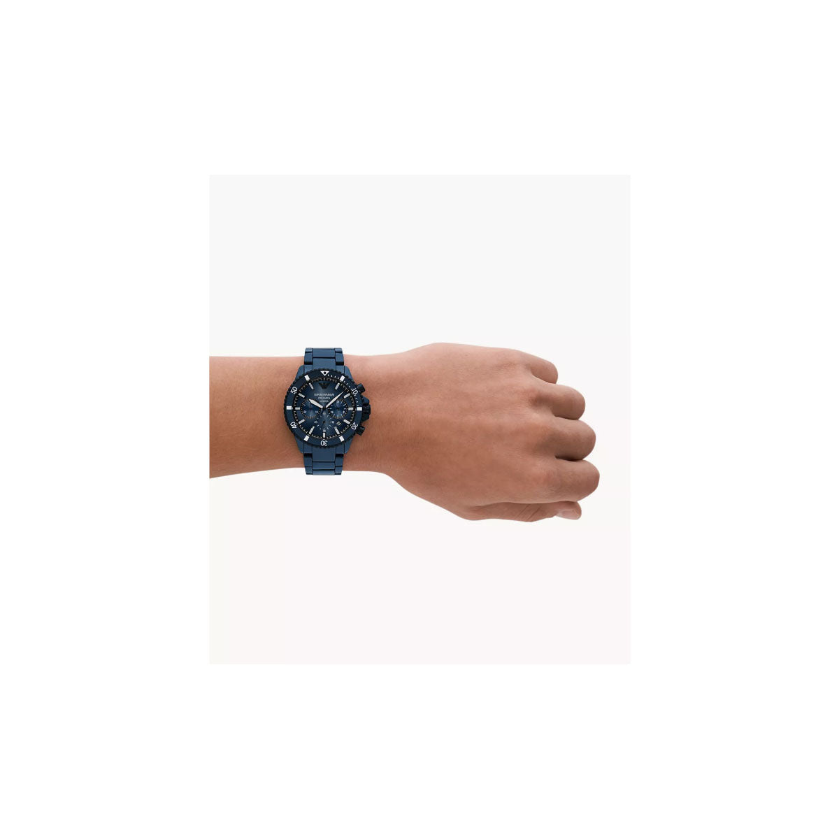 Emporio Armani AR70009 Men's Watch 43 Mm Blue