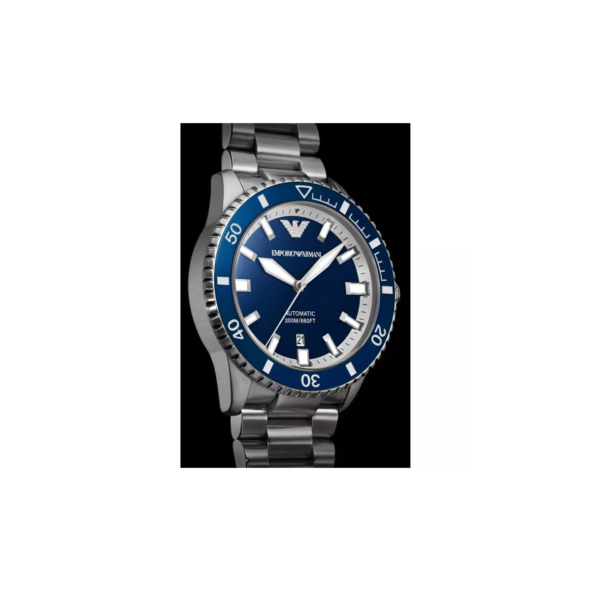Emporio Armani Ar60079 Men's Watch 43 Mm Silver