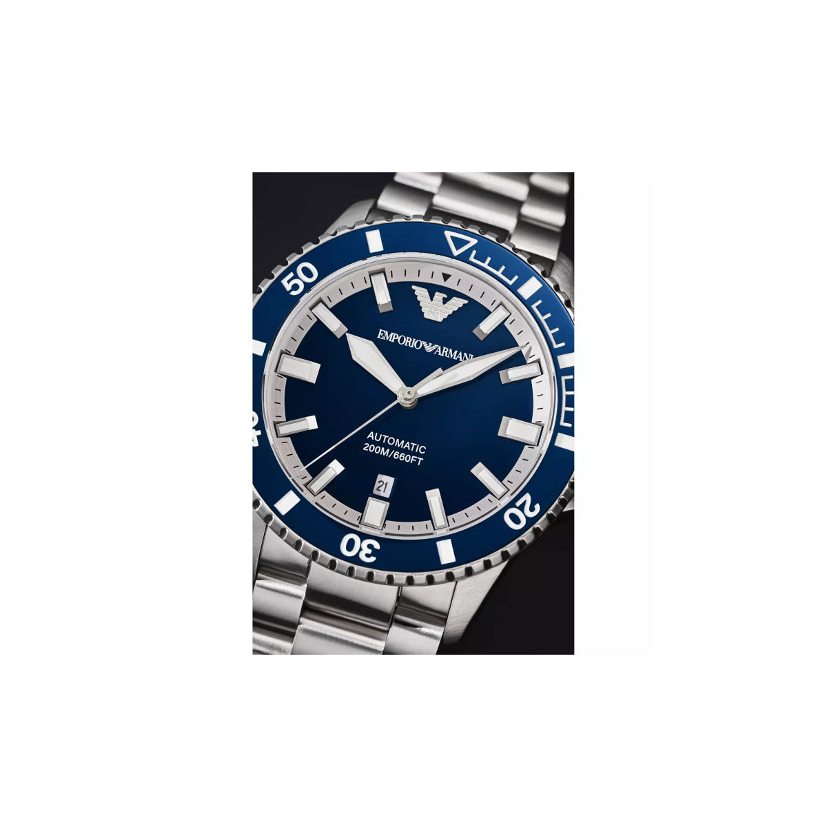 Emporio Armani Ar60079 Men's Watch 43 Mm Silver