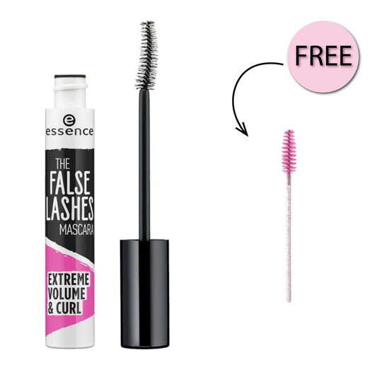 Essence The False Lashes Extreme Volume & Curl Mascara + Free Eyelash Brush