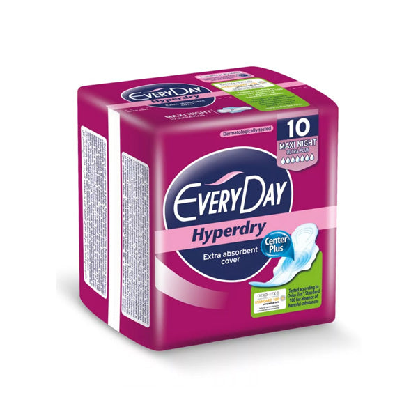 Everyday Hyperdry Maxi Night 10 Pcs