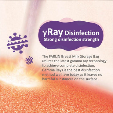 كيس تخزين حليب فارلين 120 سم مكعب