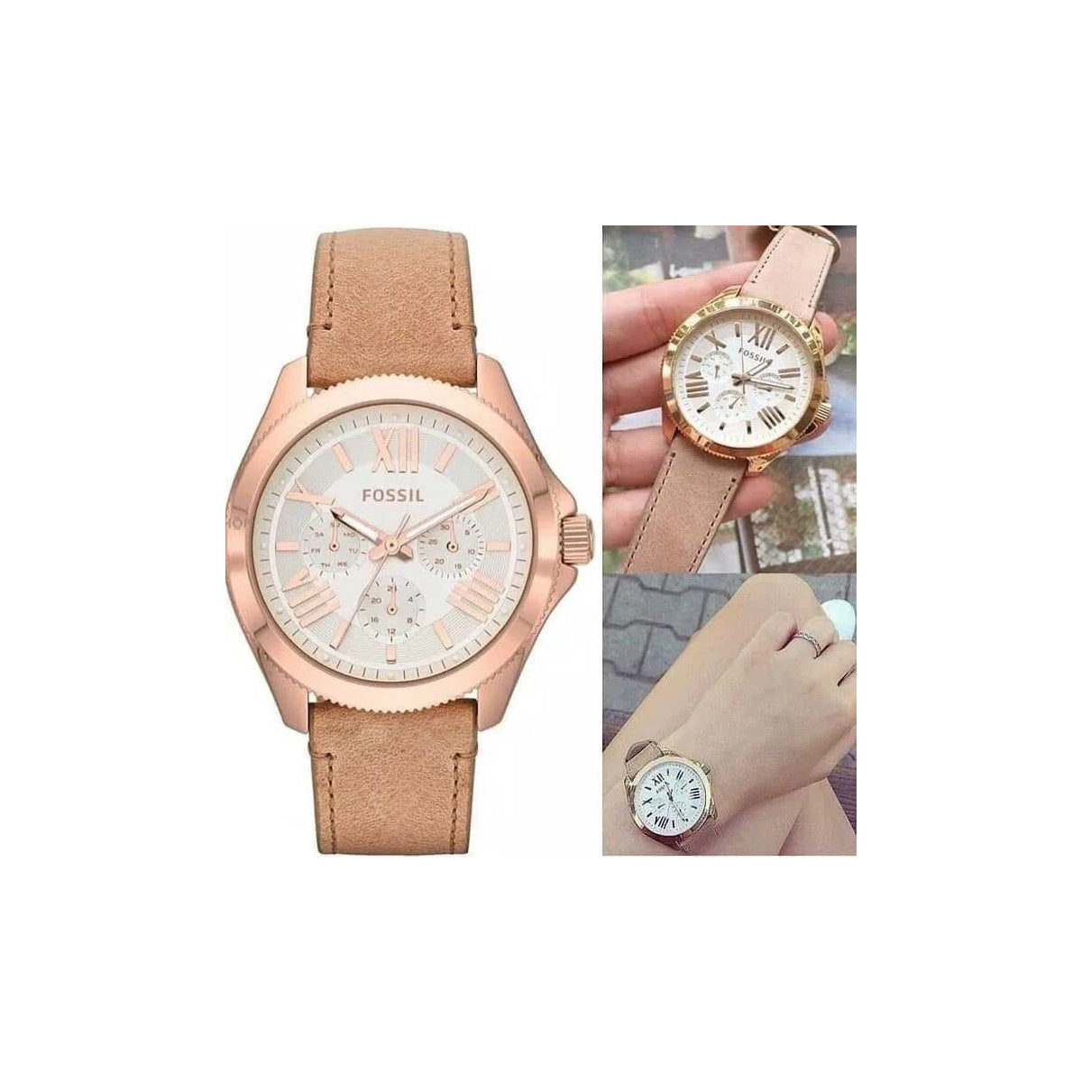 Fossil AM4532 Women's Watch 40mm Brown