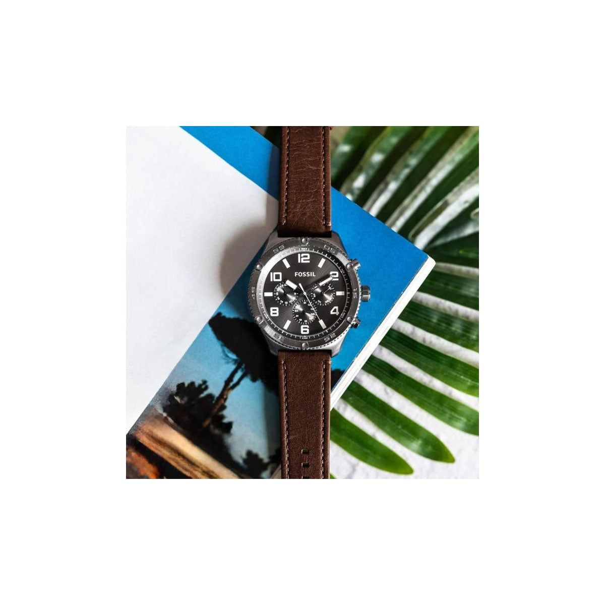 Fossil BQ2800 Men’s Watch 50 Mm Brown