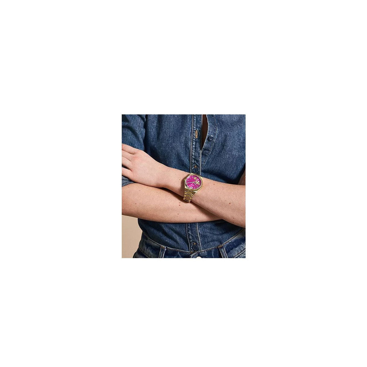 Fossil ES5325 Women's Watch 38 Mm Gold