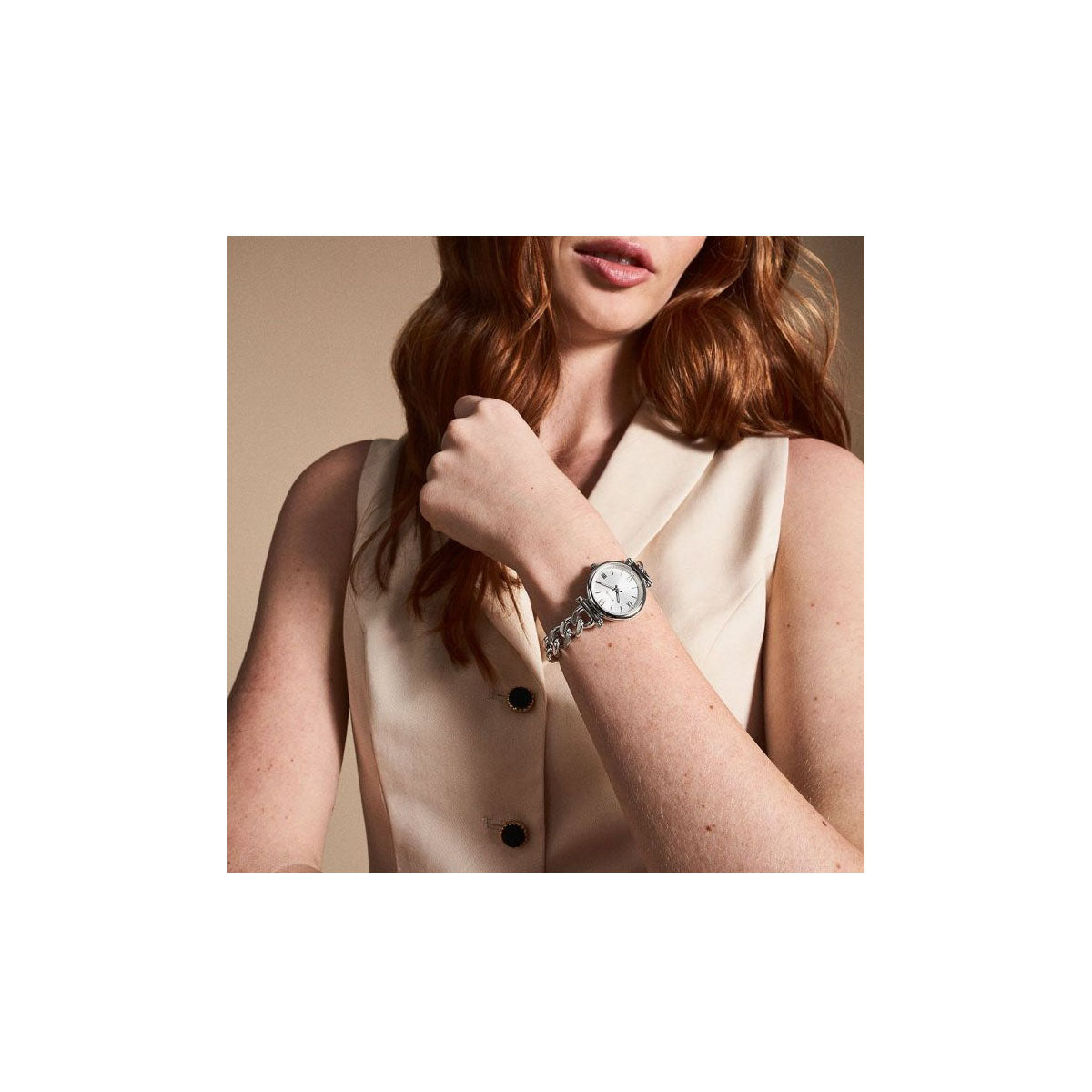 Fossil ES5331 Women's Watch 28 Mm Silver
