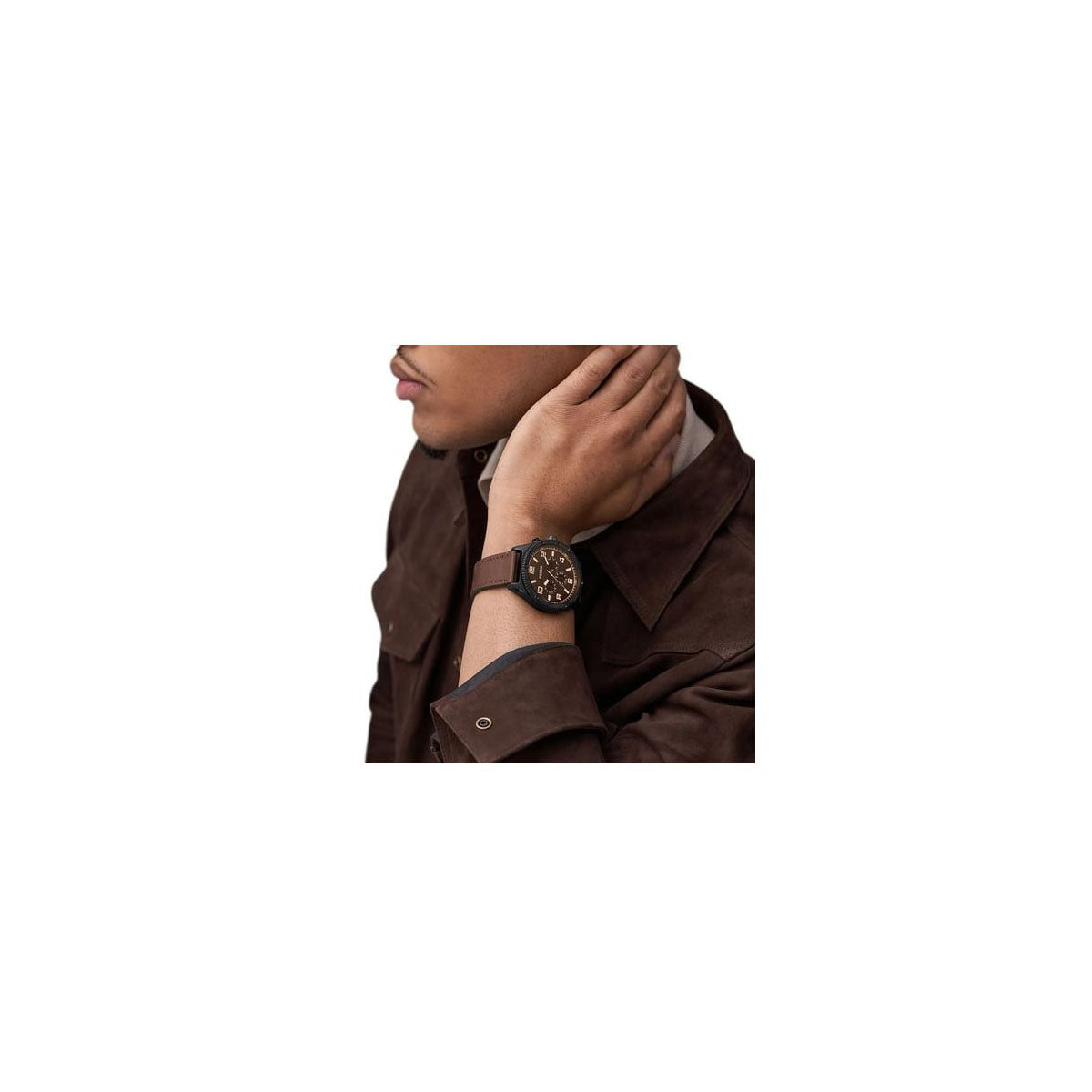 Fossil FBQ2802 Men’s Watch 50 Mm Brown