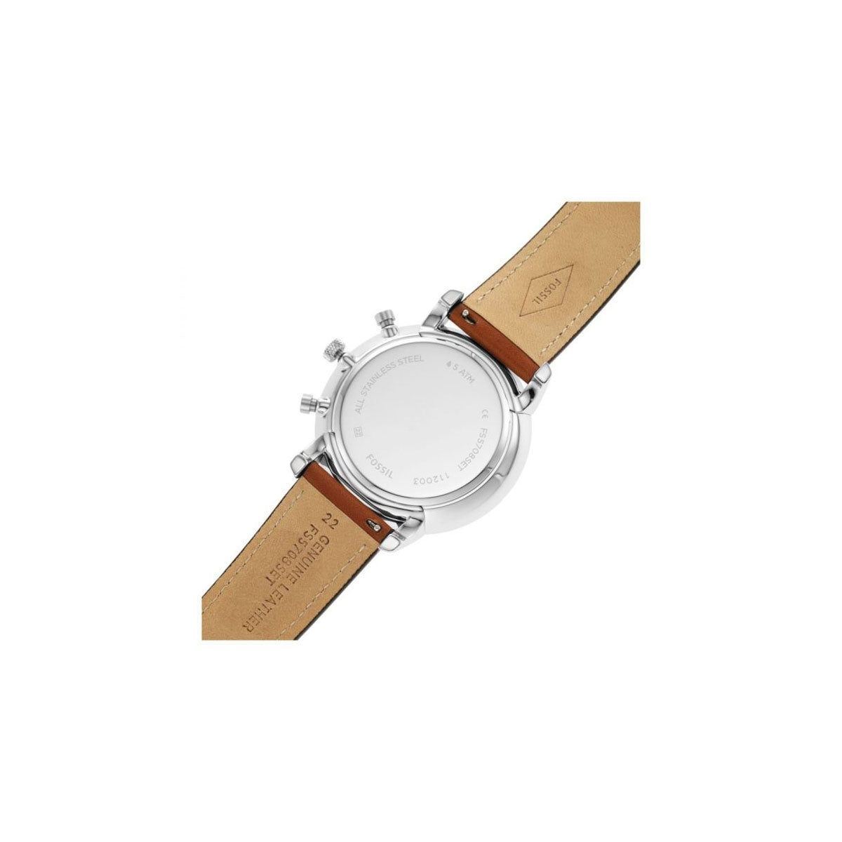 Fossil FS5708 Men’s Watch 44 Mm Brown Gift Set