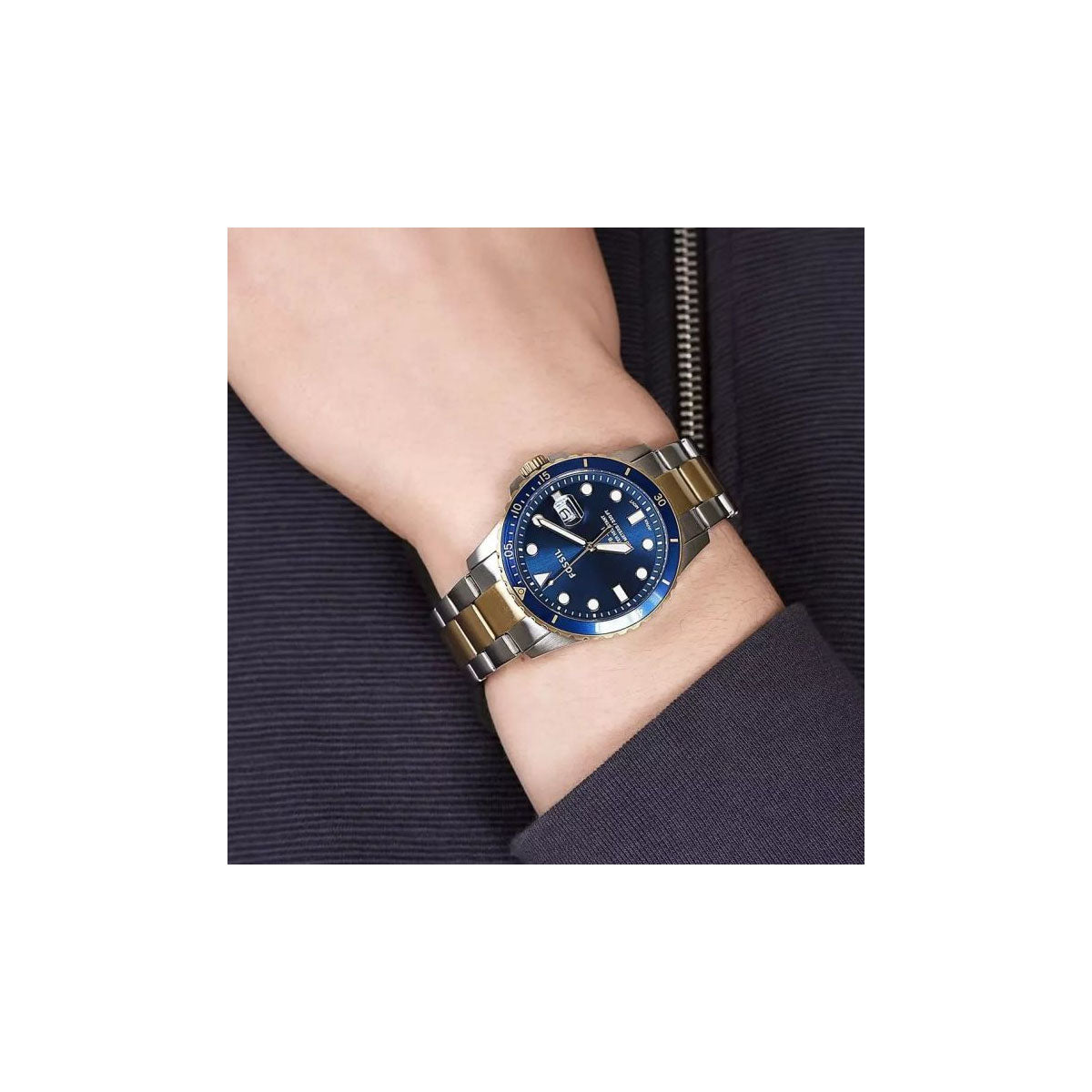 Fossil FS5742 Men’s Watch 42mm Silver Gold