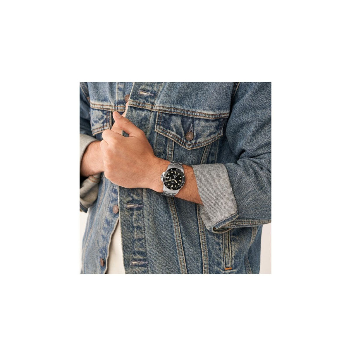 Fossil FS5952 Men’s Watch 42 Mm Silver