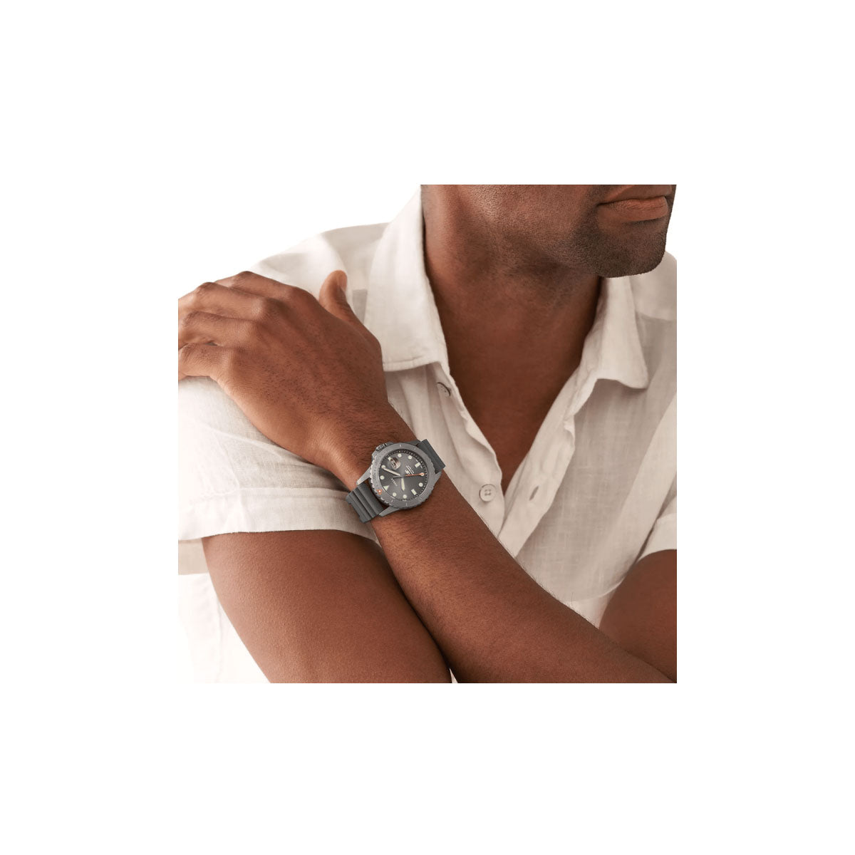 Fossil FS5994 Men’s Watch 44 Mm Gray