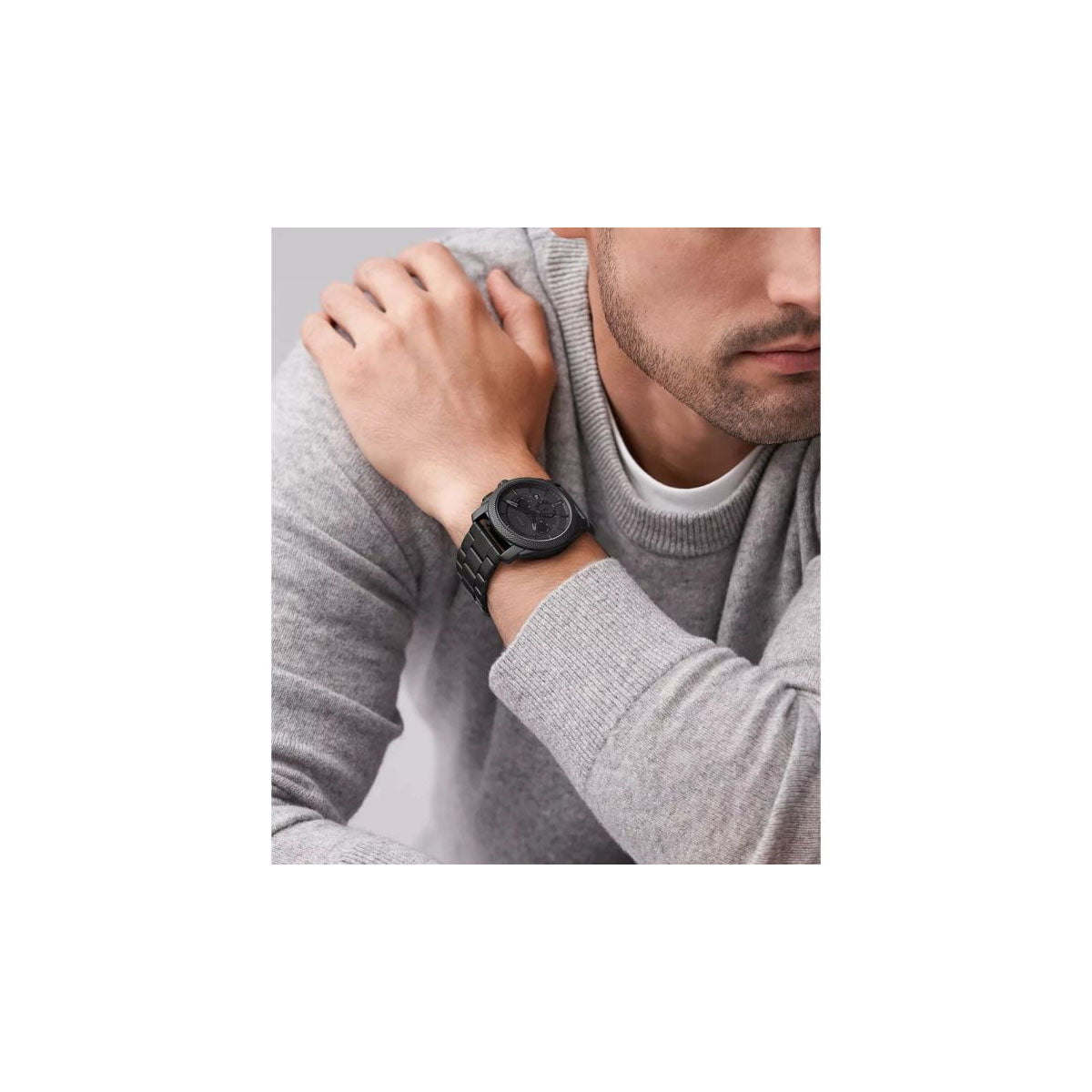 Fossil FS6015 Men’s Watch 42 Mm Black