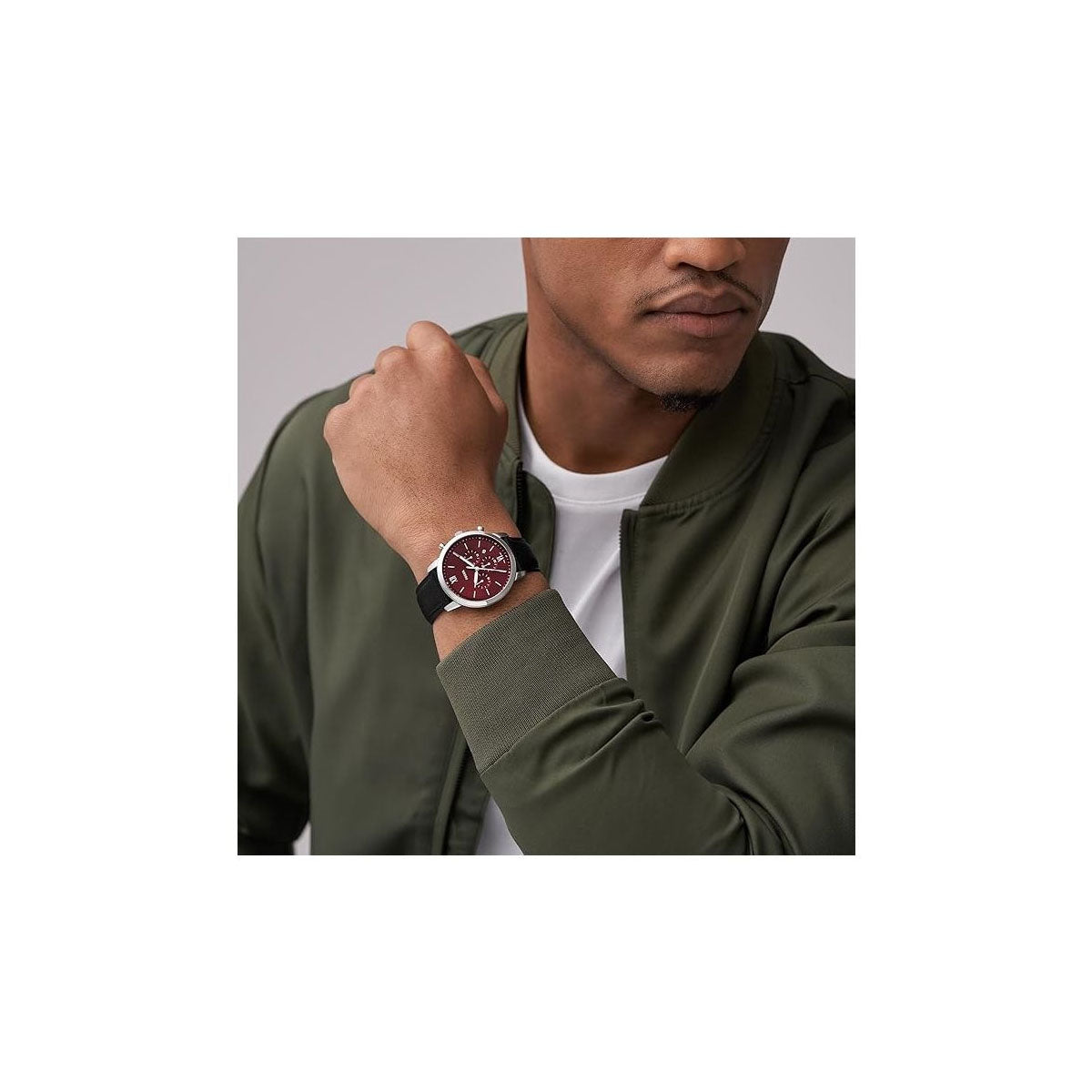 Fossil FS6016 Men’s Watch 44 Mm Black