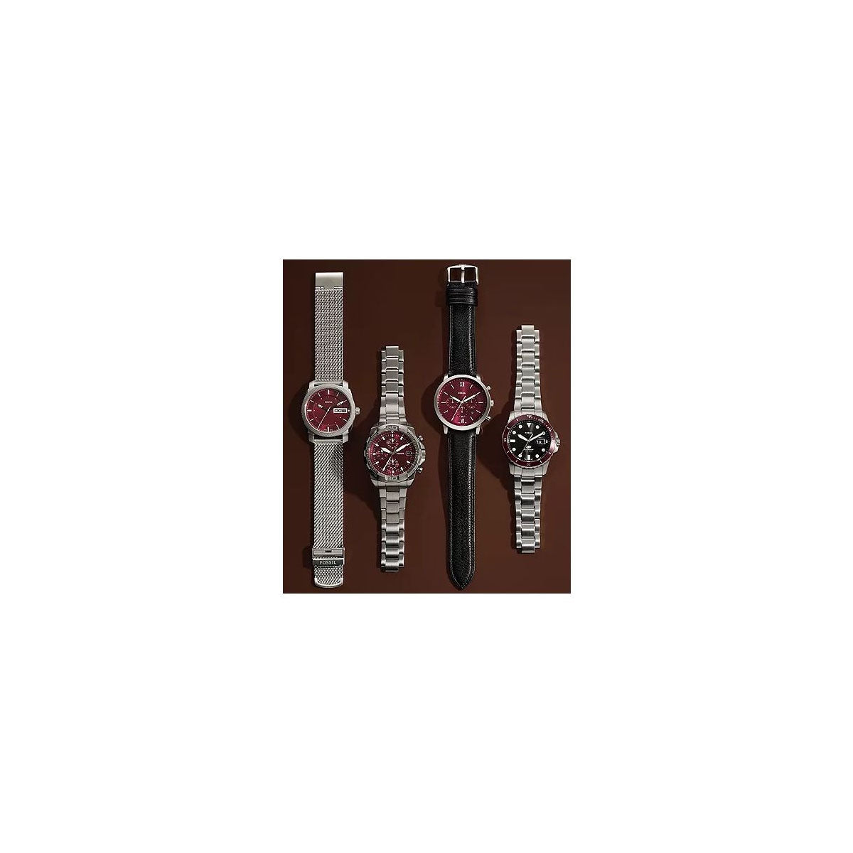 Fossil FS6016 Men’s Watch 44 Mm Black