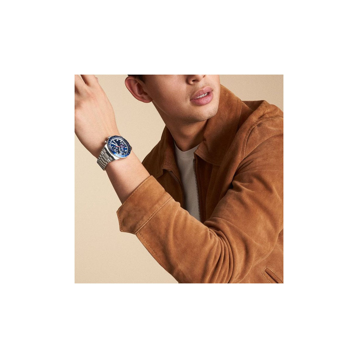 Fossil FS6047 Men’s Watch 42 Mm Silver