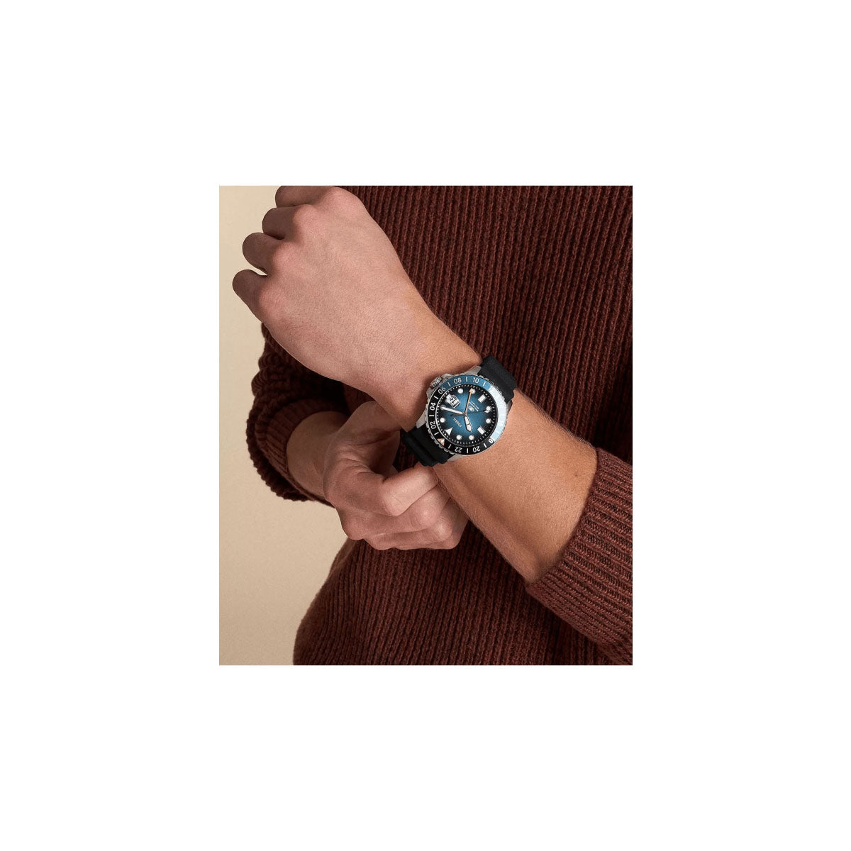 Fossil FS6049 Men’s Watch 46 Mm Black