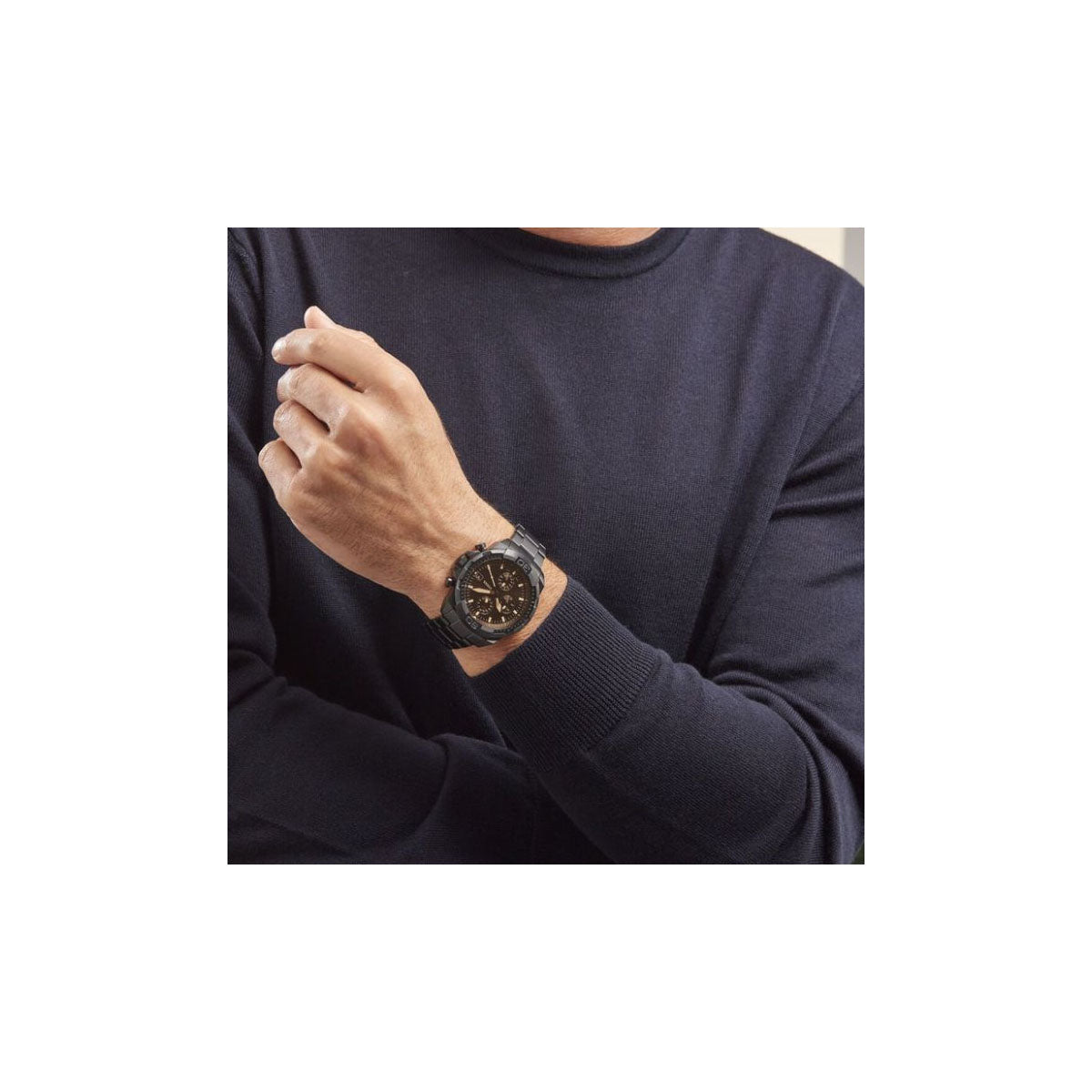 Fossil Fs5851 Men’s Watch 44mm Black