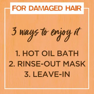 غارنييه ألترا دو غذاء الشعر المُصلح 3 في 1 مع البابايا والأملا 390 مل