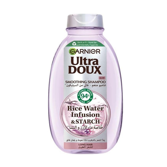 Garnier Ultra Doux Rice Water Infusion And Starch Smoothing Shampoo 600ml