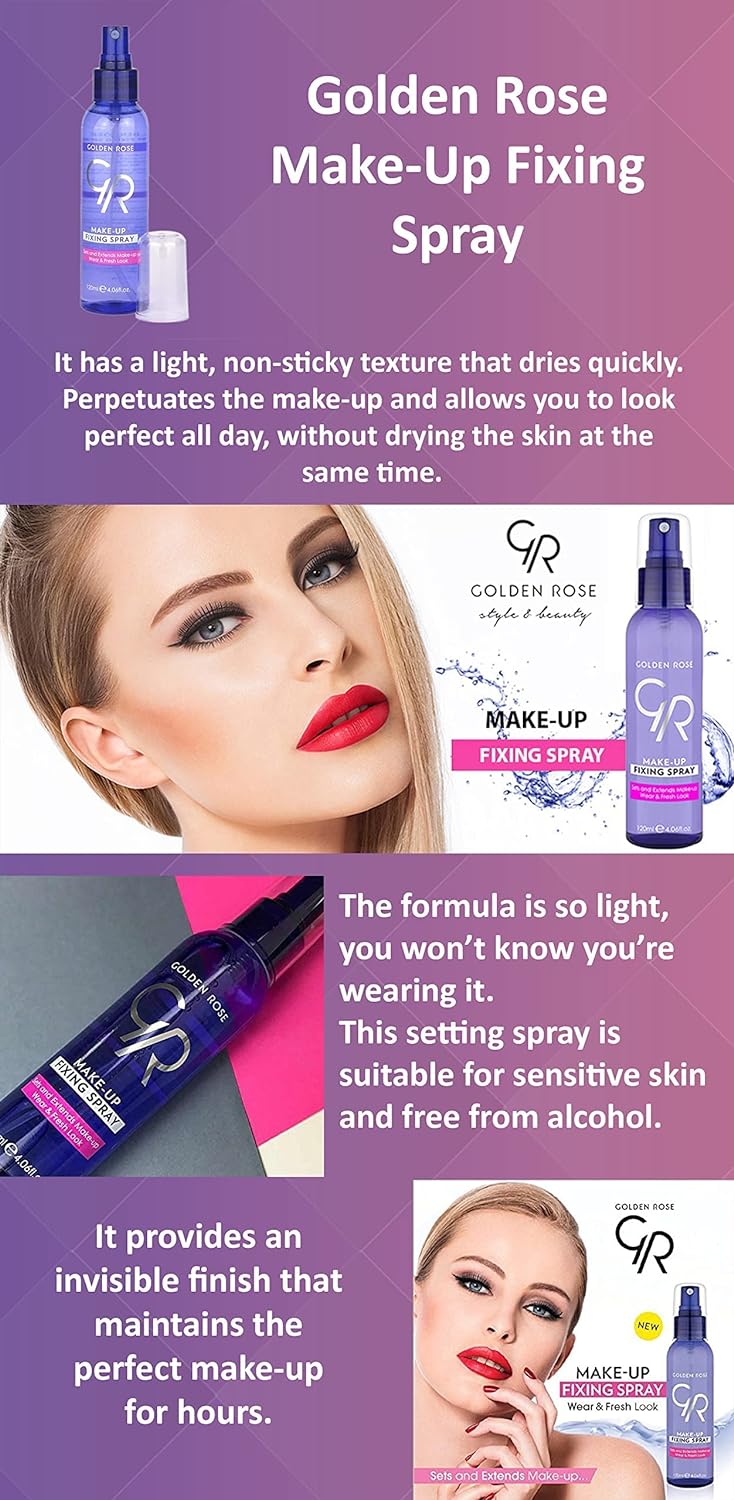Golden Rose Make-Up Fixing Spray 120ml