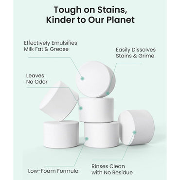 Grownsy Washing Tablets Compatible With All Brands Baby Bottle Washers